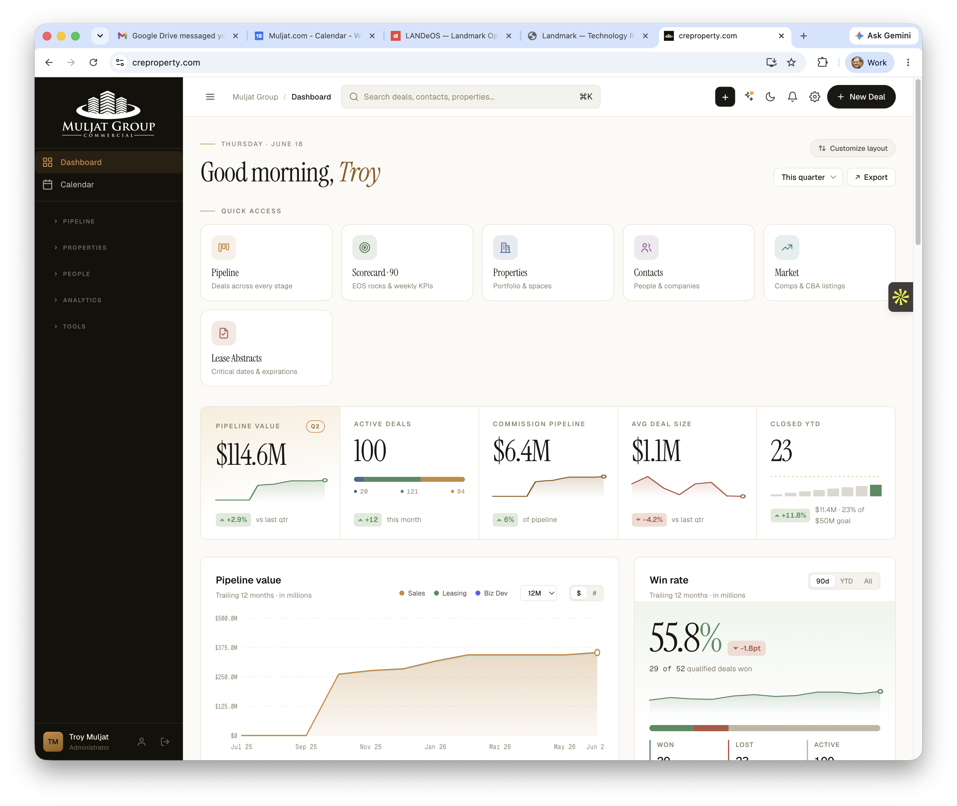 Muljat Group Commercial CRM — creproperty.com